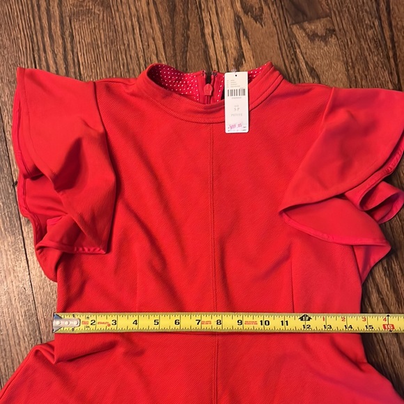 Anthropologie Maeve Deena Mini Dress Red NWT - Picture 7 of 11